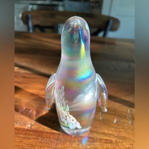 Silvestri Iridescent Penguin Figurine